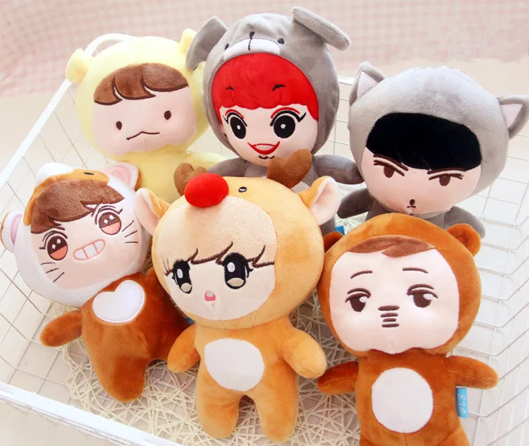 Новый Kpop EXO Fans club Q стиль куклы плюшевые игрушки куклы|kpop exo|exo kpopkpop style |