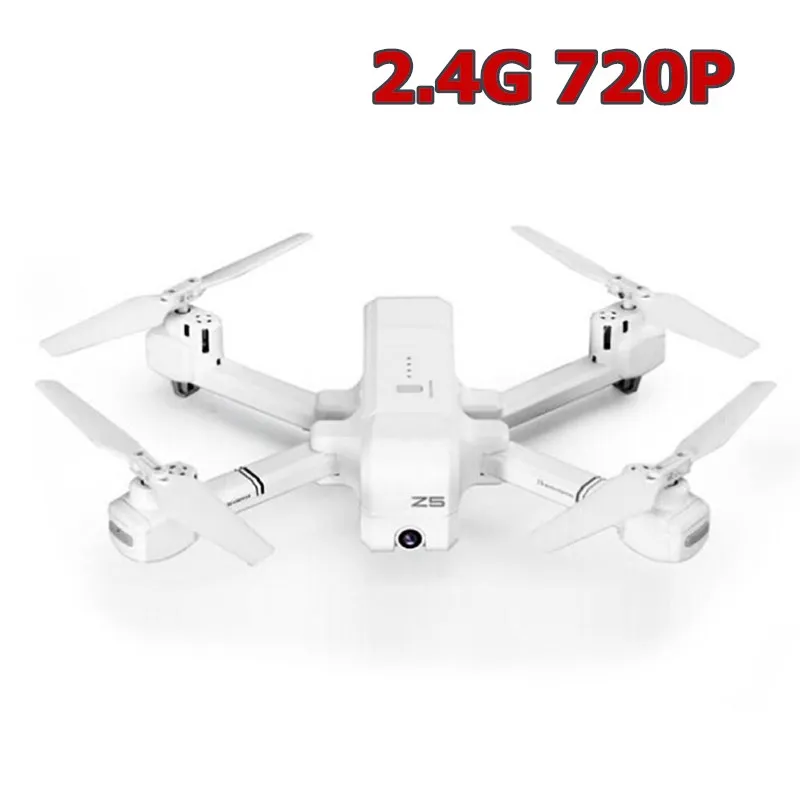 2.4G 720P SJRC Z5 gps 5G wifi FPV RC Дрон с 720P 1080P HD угол камеры 4CH двойной gps динамический контроль селфи RC Квадрокоптер белый - Цвет: 2.4G 720P