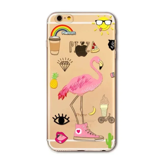 Summer Fruit Pineapple Watermelon Banana Lemon Flamingo Soft Silicon Phone Case for iPhone 6 6S 7 8 Plus X XR XS Max 5 5S SE |