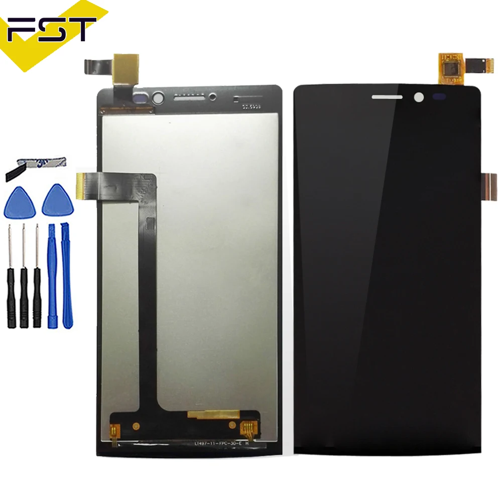 Для Archos 50 Алмазный ЖК дисплей + кодирующий преобразователь сенсорного экрана в