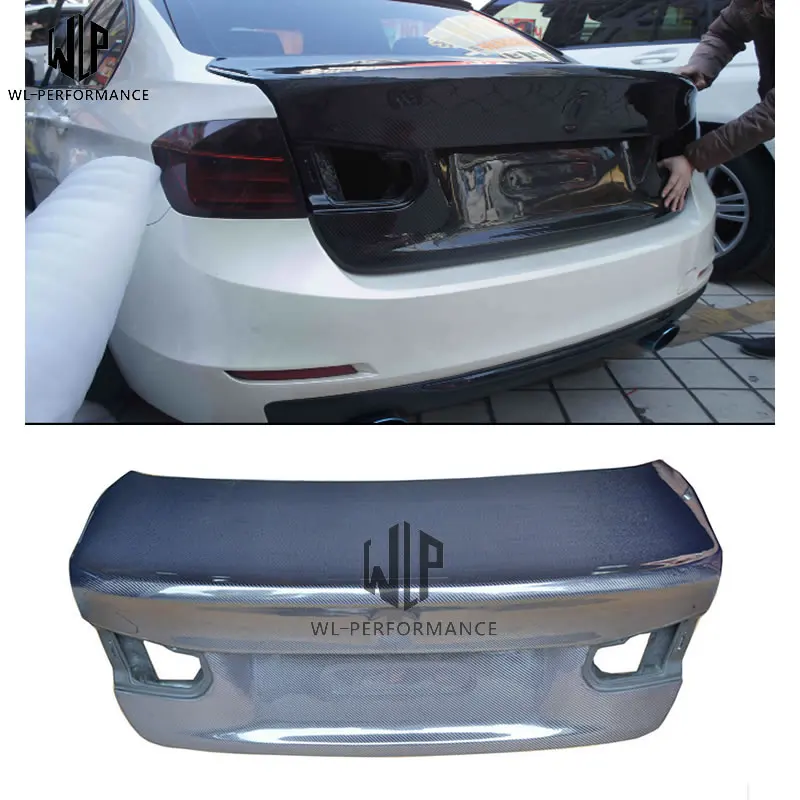 Для BMW 3 series F30 F35 320i 325i 328i CSL Стиль углеродное волокно Задняя Крышка багажника капот