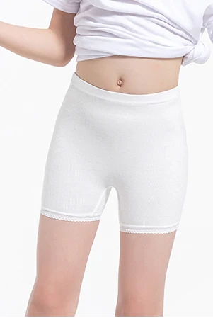 Short White Новое летнее нижнее белье для маленьких девочек, трусы, обтягивающие шорты, детские короткие штаны для девочек, нижнее белье, шорты, бесшовные безопасные штаны - Цвет: Short White