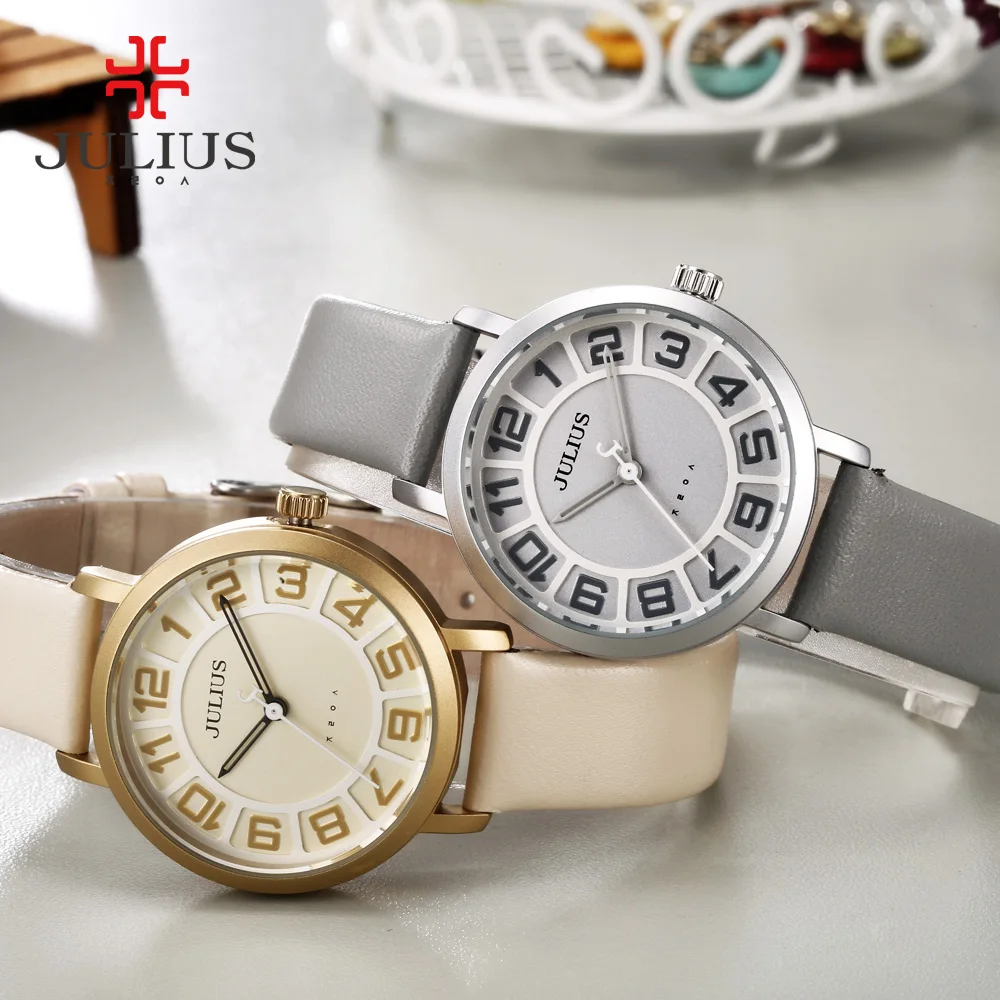 JULIUS Alibaba Express женские часы женское платье ультратонкое Дешевое Продвижение