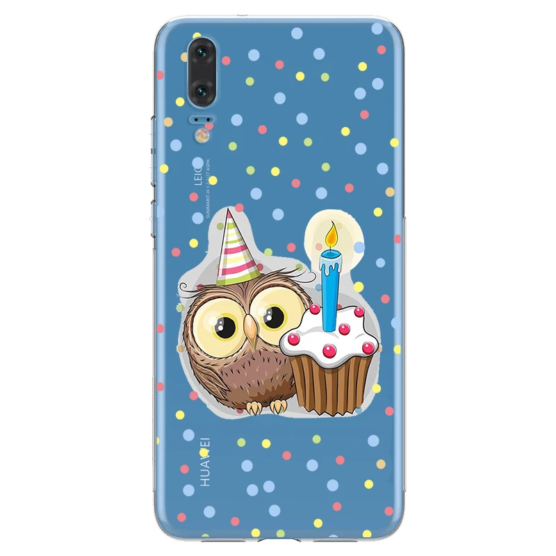 Чехол ciciber с милым животным совом для huawei P30 P20 P10 P9 P8 Lite Pro Plus P smart, чехлы для телефонов из мягкого ТПУ