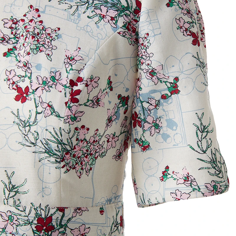 Женщины печати платье Горячие продажа женщины О-Образным Вырезом с коротким