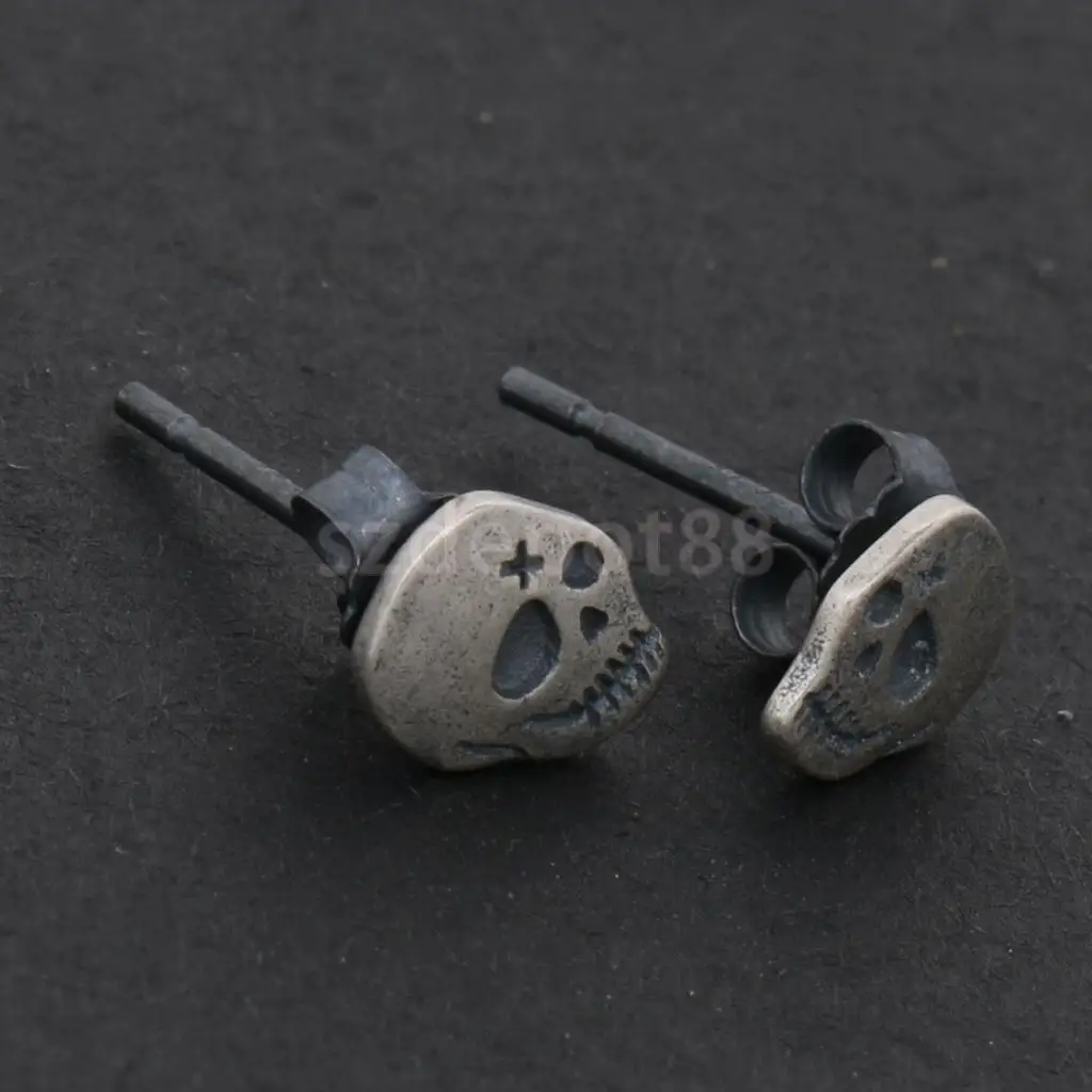 Серьги гвоздики в виде черепа|fashion stud earrings|stud earringsearrings fashion |