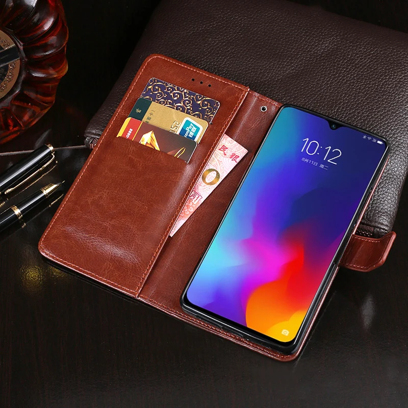 Чехол-книжка для Lenovo Z6 Lite кожаный деловой Чехол-бумажник телефона L38111 чехол