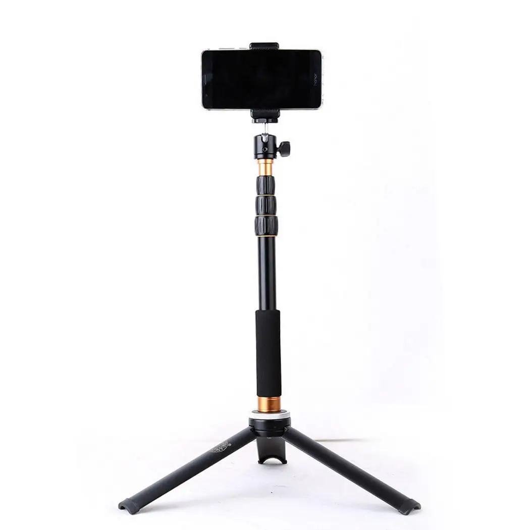Professional Photographic Portable Telescopic Mini Camera Detachable Monopod Photography 4 Sections Tripod Set | Электроника