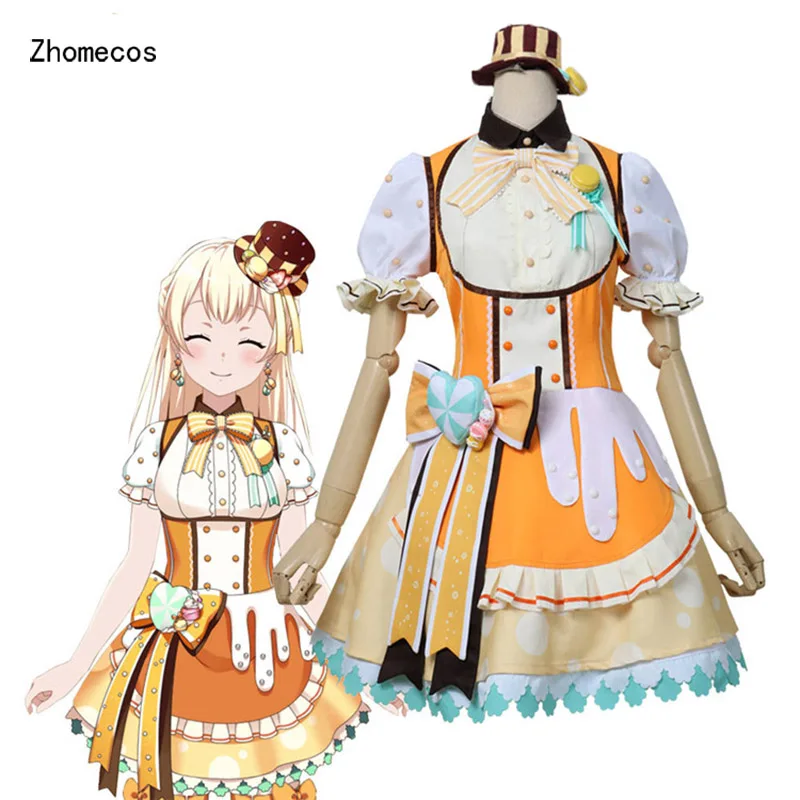 Zhomecos Amine BanG Dream Pastel * Palettes Shirasagi Chisato карнавальный костюм полный комплект для женщин
