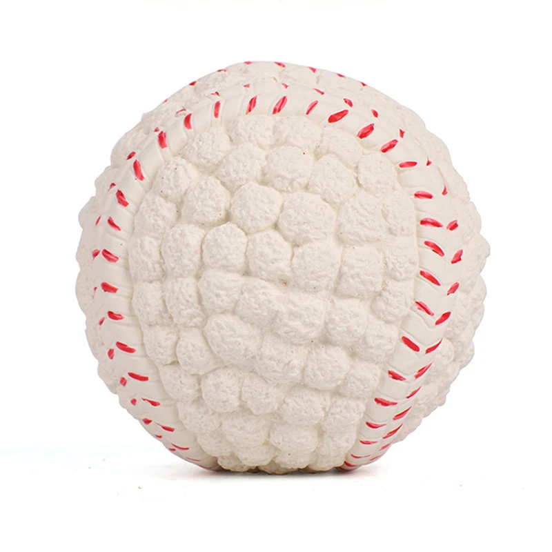 Для домашних животных латексный регби Теннис Волейбол Футбол собаки мяч игрушки Жевательная собачка, звук, игрушка