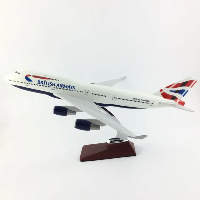 Британские авиалайнеры 45 см модель самолета Боинг 747 авиакомпании британские