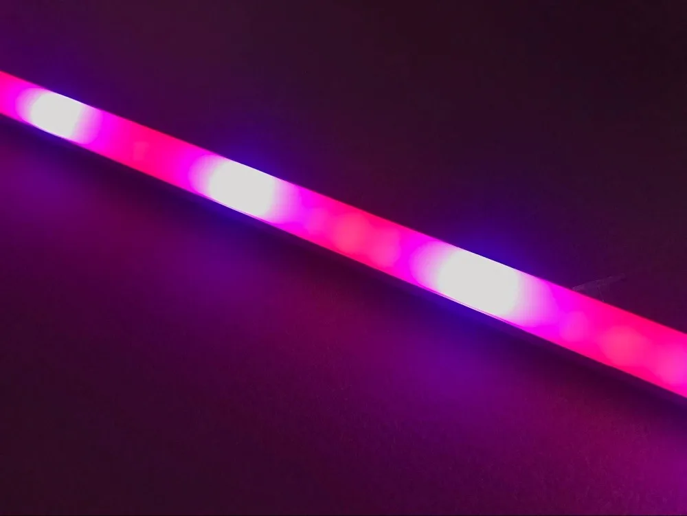 Адресуемый RGB Полноцветный 1 м DC5V SK6812 светодиодный цифровой жесткий стержень; с матовой крышкой; 32 пикселя/60 пикселей/144 пикселей