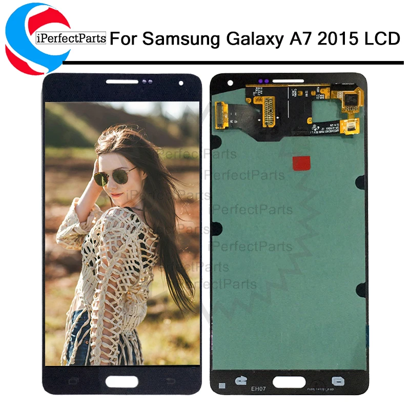 Сменный ЖК дисплей 5 дюйма Super amoled для SAMSUNG GALAXY A7 2015 A700 A700F дигитайзер сенсорный