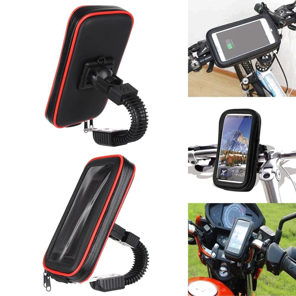 Универсальный нескользящий кронштейн на руль для мобильного телефона 360