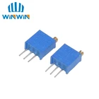 10 шт., потенциометр для триммера Trimpot 3296 Вт, 3296, 50, 100, 200, 500 Ом, 1 к, 2 к, 5 к, 10 к, 20 к, 50 к, 100 к, 200 к, 500 к, 1 м, Ом, 103 100R, 200R, 500R