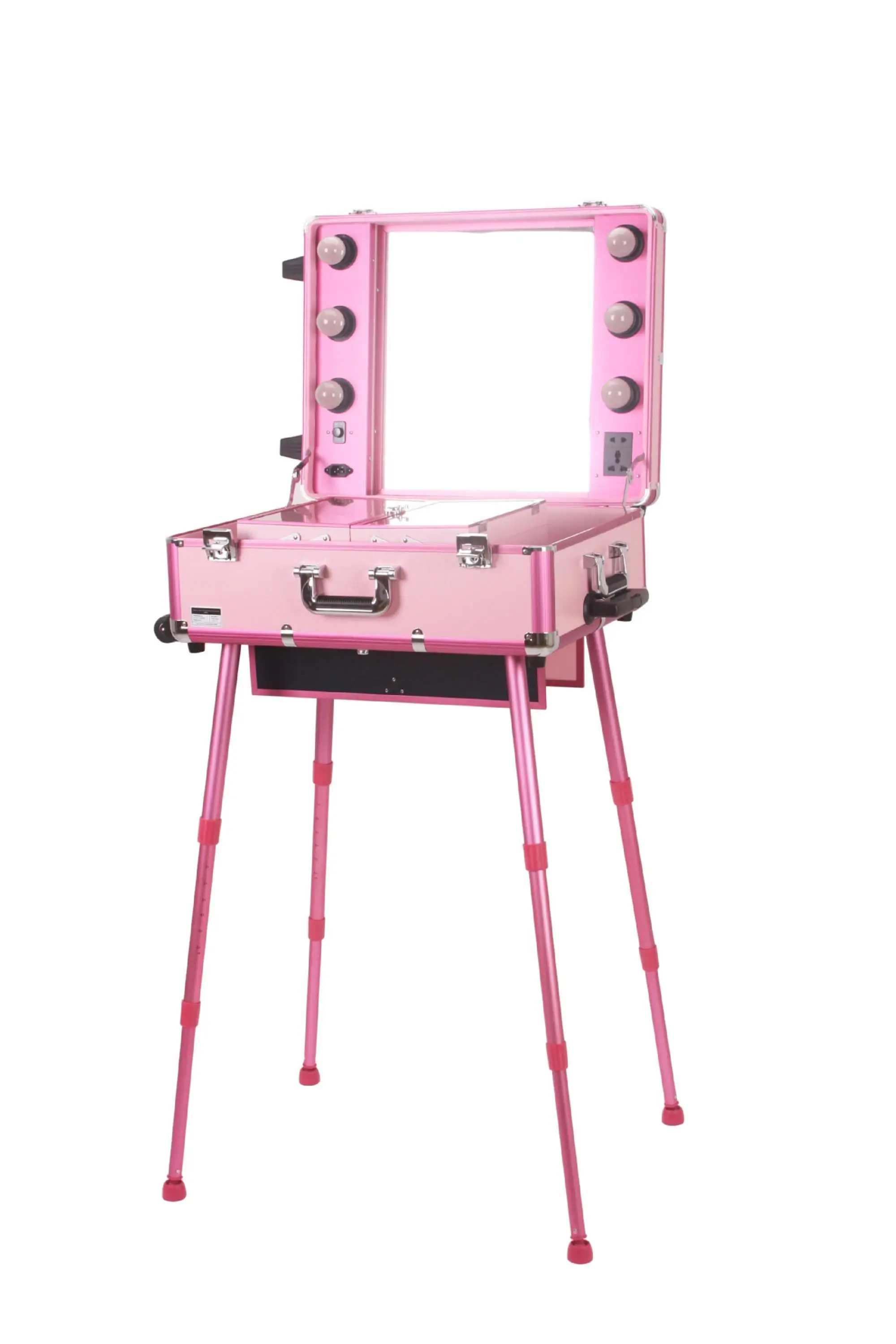 Косметический Чехол Rolling Studio для визажиста с 6x40 Вт лампочкой регулируемое
