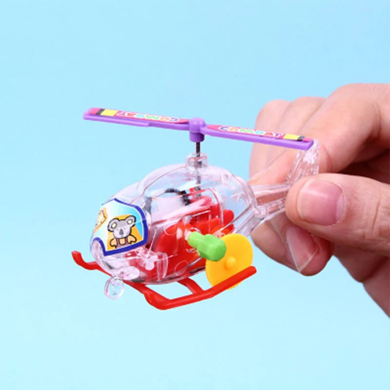 Eva2king мини милый мультфильм Заводной самолет детские игрушки ребенок прозрачный