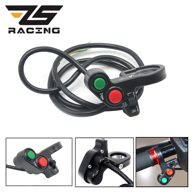Звуковой сигнал для мотоцикла ZS Racing 7/8 дюйма поворота ВКЛ./ВЫКЛ. звуковой