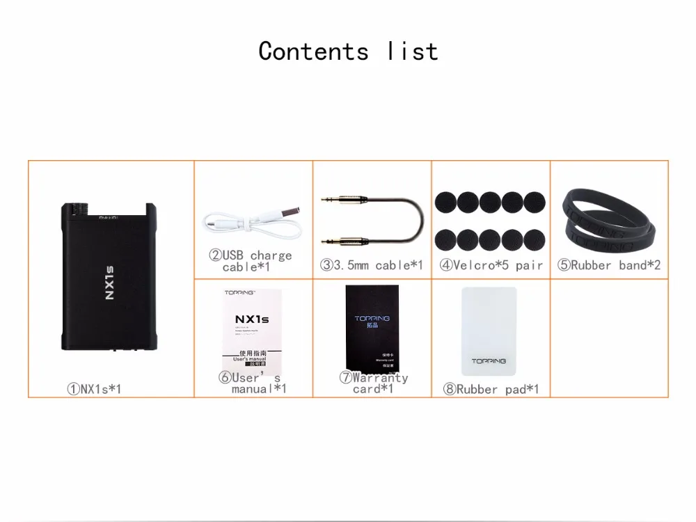 

Topping NX1s Hi-Res Digital HiFi Portable Headphone Amplifier