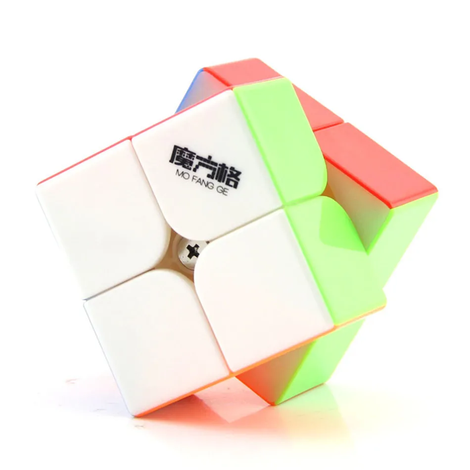 Qiyi mofangge Wuxia M 2x2 кубик рубика Магнитный скоростной куб черный Stickerless пазл 50 мм