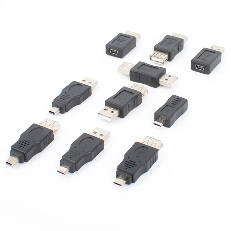 Новинка 10 шт./компл. USB OTG адаптер Коннектор 5 контактный переходник