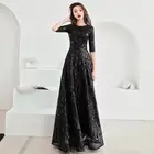 Блестящее стильное кружевное сексуальное приталенное вечернее платье с рукавом три четверти вечернее платье женское платье в китайском стиле улучшенное платье Ципао