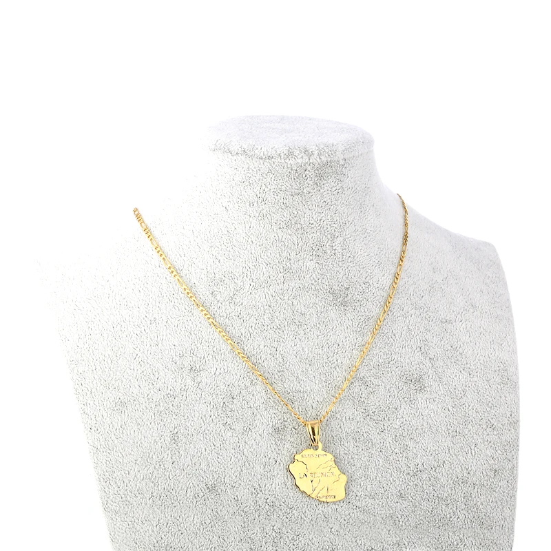 Подвеска и ожерелье Ethlyn Gold для женщин мужчин 18KGP карта страны|necklace price|pendant chinapendant