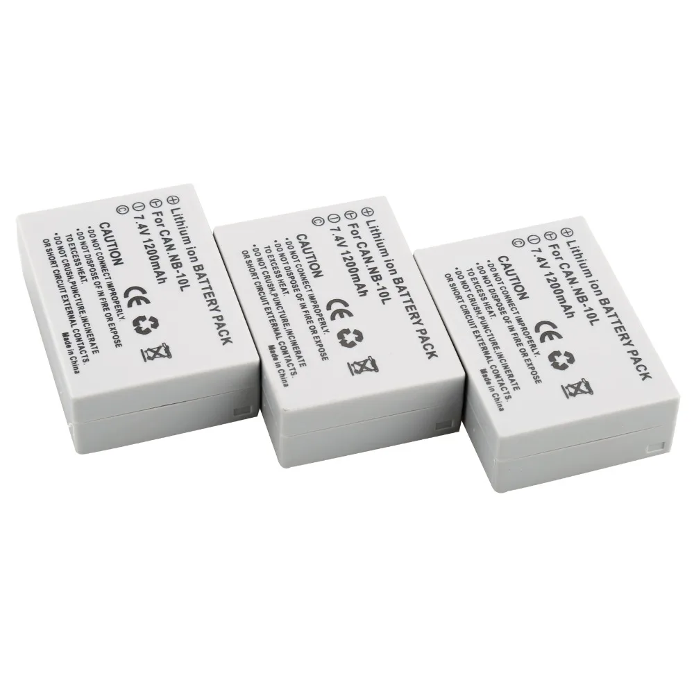 Сменный аккумулятор и двойное зарядное устройство USB для Canon SX40 HS SX40HS SX50 SX60 G1 X G3 G15