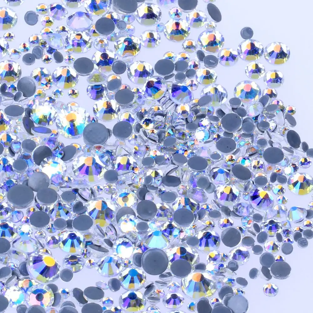 Наклейки для ногтей Новый Блестящий Звездный Цвет исправление Стекло Стразы