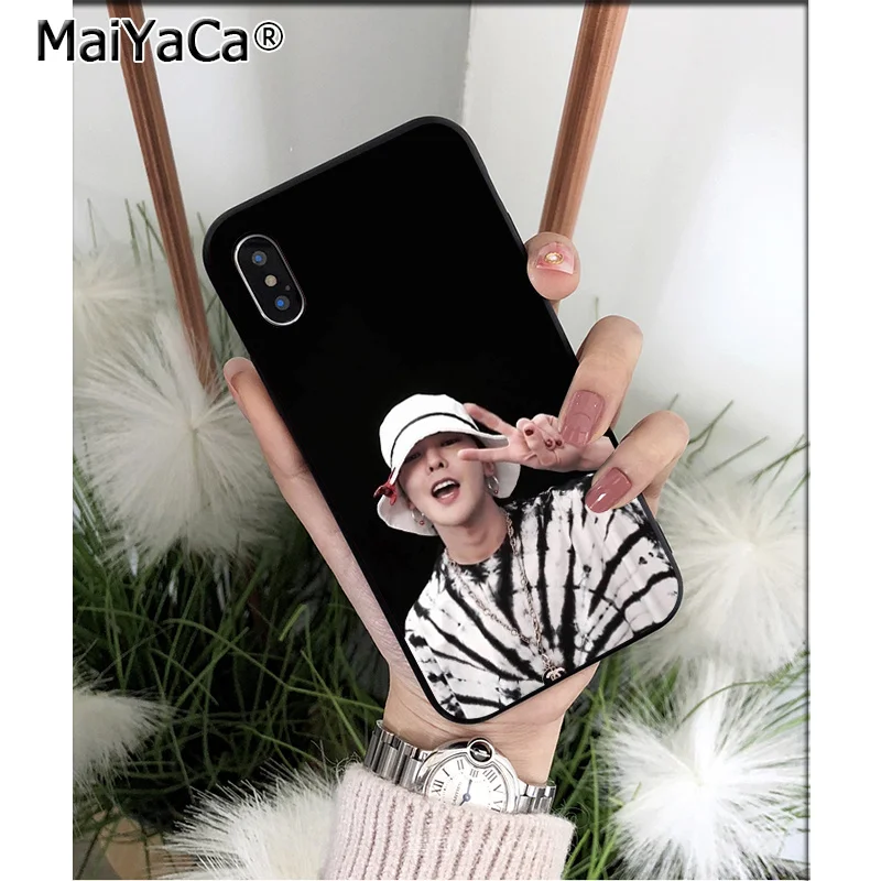 MaiYaCa G Dragon GD peaceminusone ТПУ Мягкий силиконовый чехол для телефона чехол для Apple iPhone 8 7 6 6S Plus X XS MAX 5 5S SE XR