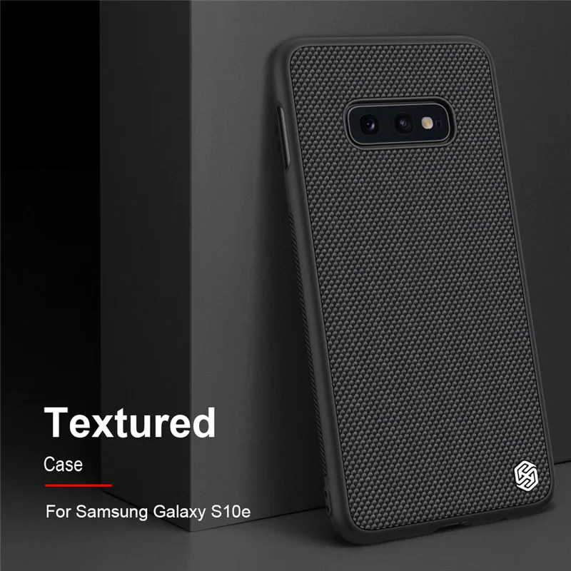 10 шт./лот Nillkin текстурированный корпус волокна нейлона TPU + PC Обложка для samsung Galaxy