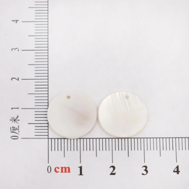 20 шт. геометрические круглые корпуса из натуральной раковины Подвески DIY