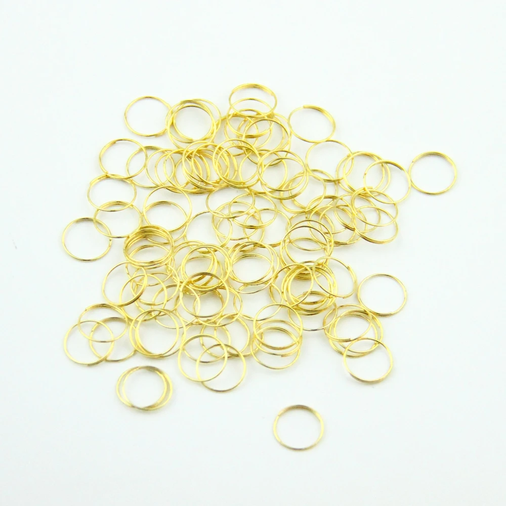 10000pcs  12mm Rings crystal Octagon Beads Lamp Connectors Components