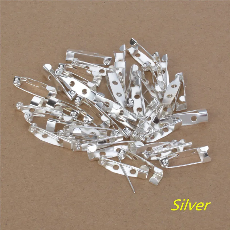 Брошь основание 40 шт./лот булавки для задней панели фурнитура изготовления