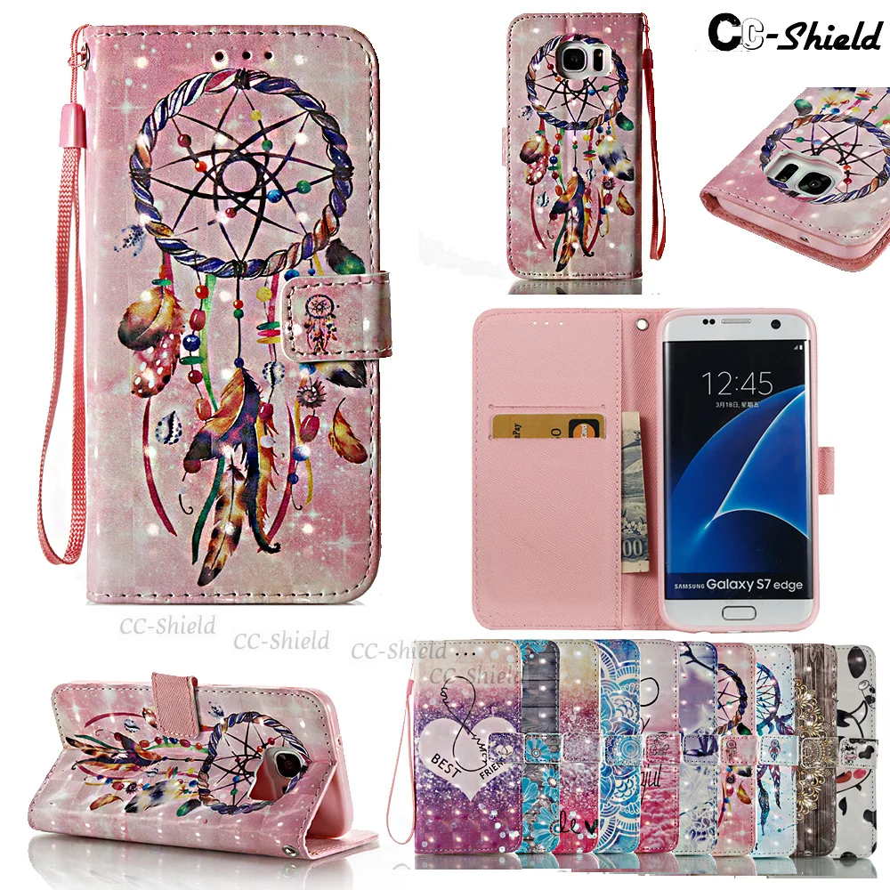3D чехол для Samsung Galaxy S 7 S7 edge S7edge G935 G935F G935FD SM кожаный телефона|case for samsung galaxy|case