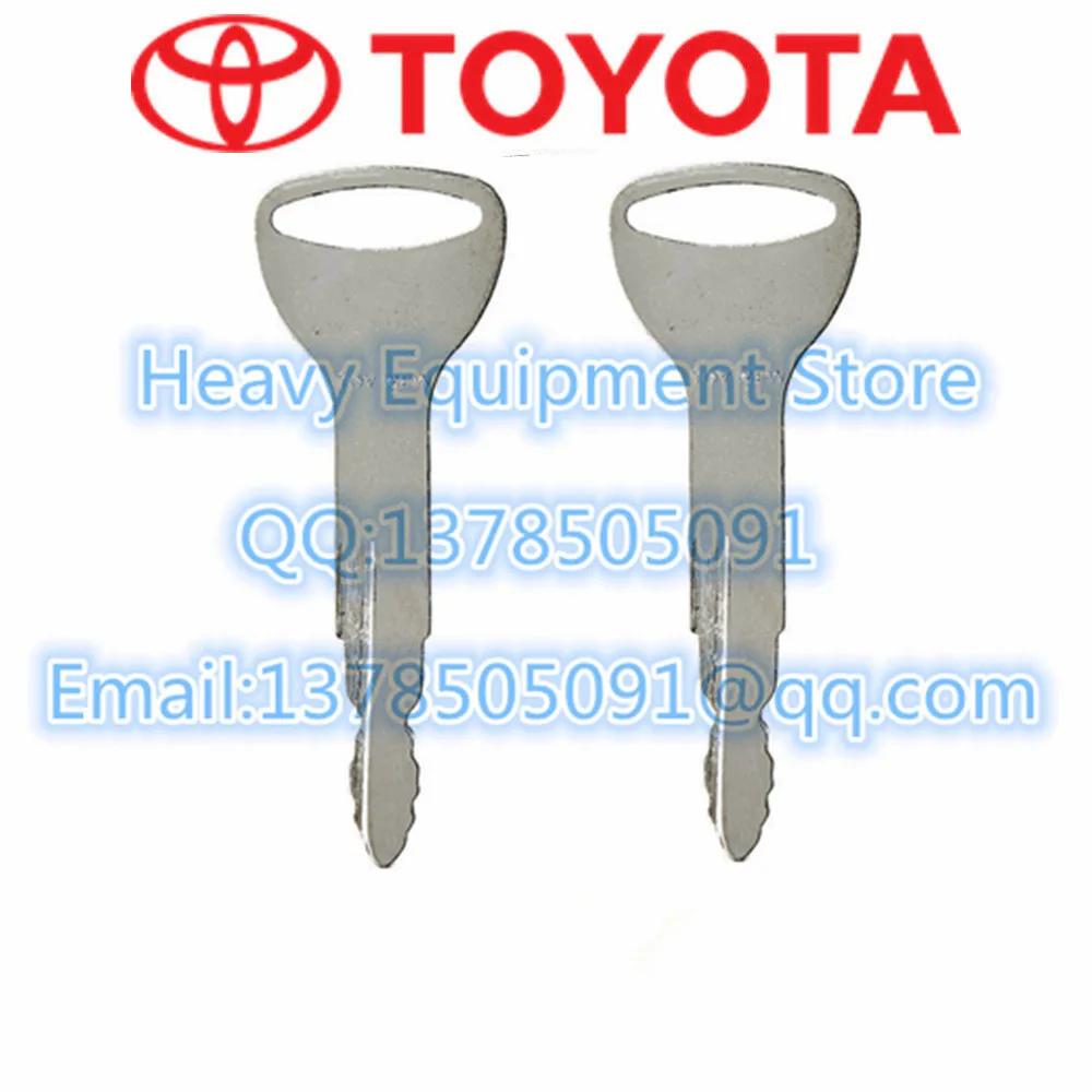 2 шт ключ для Toyota погрузчик вилочный тяжелого оборудования зажигания # игрушки