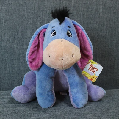 1 шт. ИА Ослик Медведь Тигр поросенок Свинья желтый кролик Roo Heffalump слон плюшевые игрушки милые мягкие животные детские игрушки - Цвет: donkey