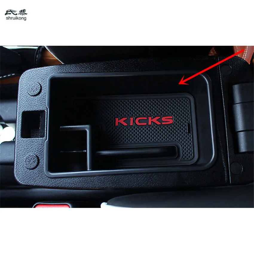 1 шт. ящик для хранения из АБС пластика Nissan KICKS P15 2017 2021|armrest storage box|storage box for carcar |
