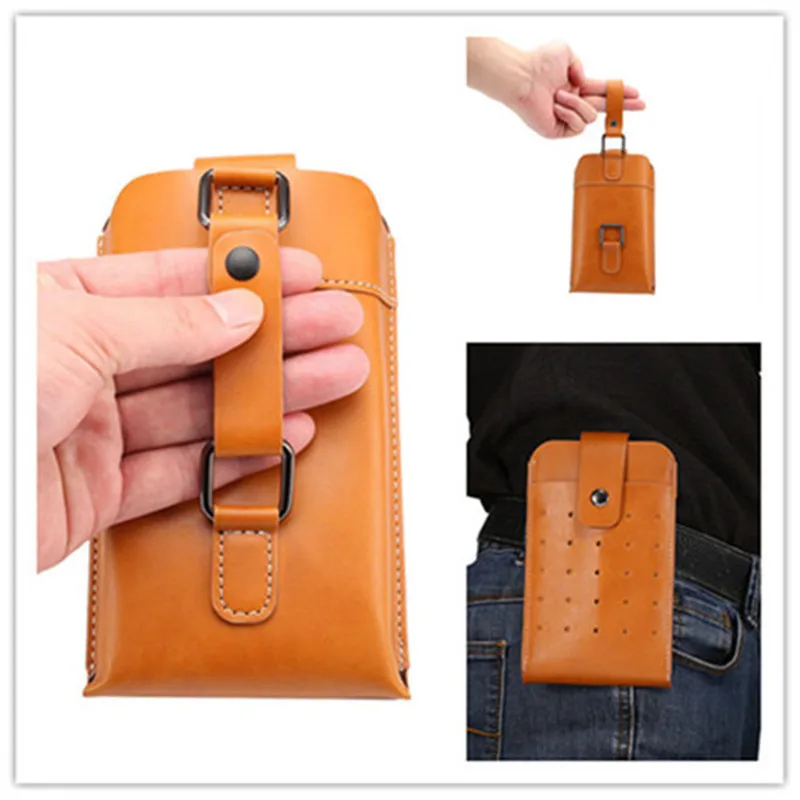 2016 New Outdoor Running Sport Belt Bag PU Leather Protection Phone Case For Lenovo A536 A5000 |