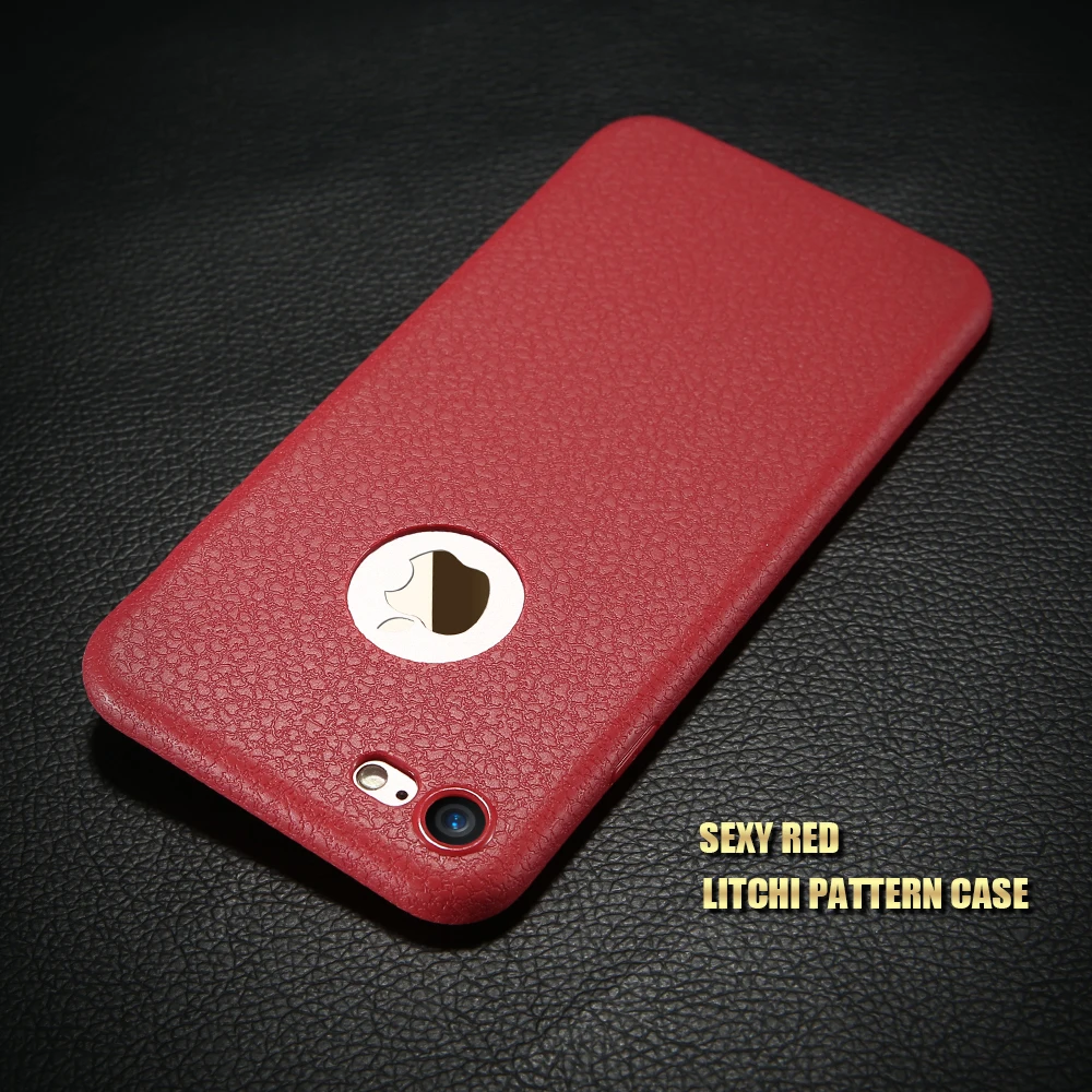 Kisscase Case ультра тонкий кожаный рисунком чехол для телефона iPhone 6 7 8 6s Plus X 10 ten ТПУ