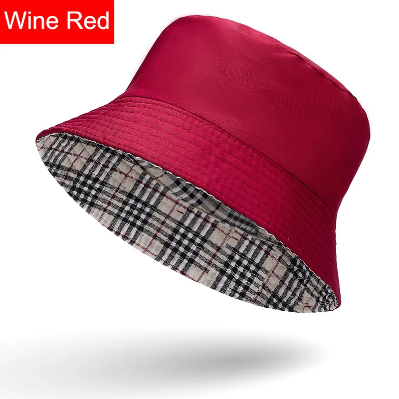 Wine Red RoxCober Летняя мужская и женская однотонная шапка уличная Панама Шляпа Пляжная шляпа для рыбалки кепки chapeu кепки с козырьком от солнца солнцезащитный крем 3007 - Цвет: Wine Red