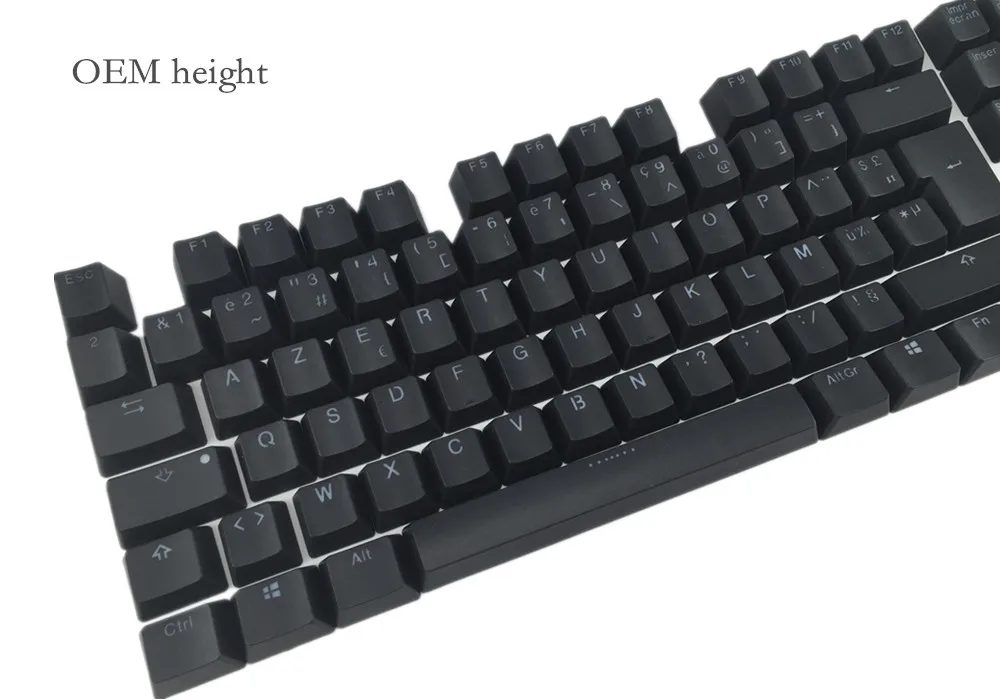 Крутая джазовая 108 клавишная Толстая PBT двойная-shot клавиатура с подсветкой FR ISO раскладка OEM профиль для MX Механическая игровая клавиатура