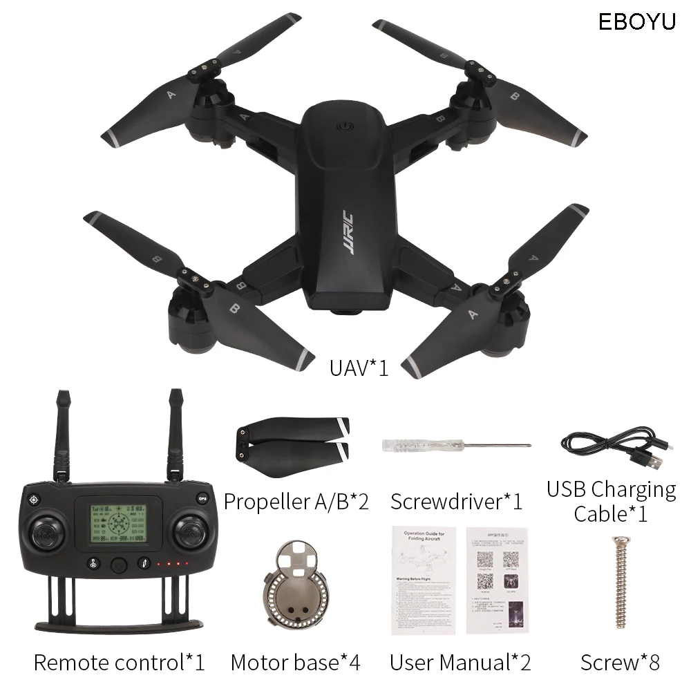 Квадрокоптер JJRC H78G с широкоугольной HD камерой Wi Fi FPV 1080P GPS двойным режимом
