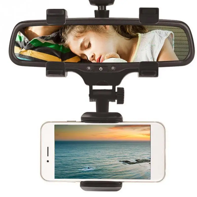 Универсальный Авто gps DVR крепление зеркало заднего вида зажим Кронштейн подставка держатель стойка поддержка автомобильные аксессуары