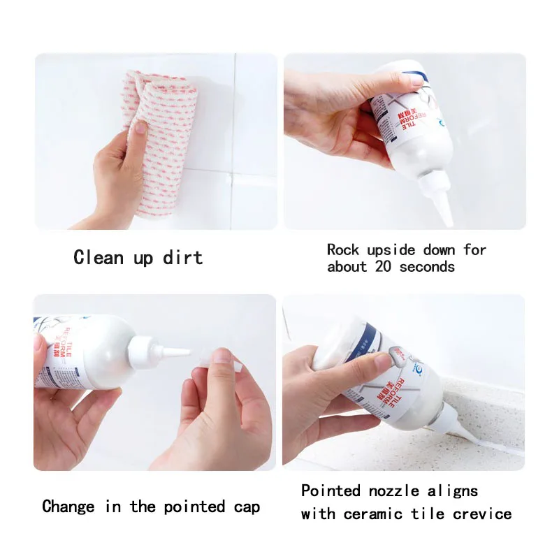 280 мл плитки белый черный практичный напольный Керамика Водонепроницаемый Mouldproof