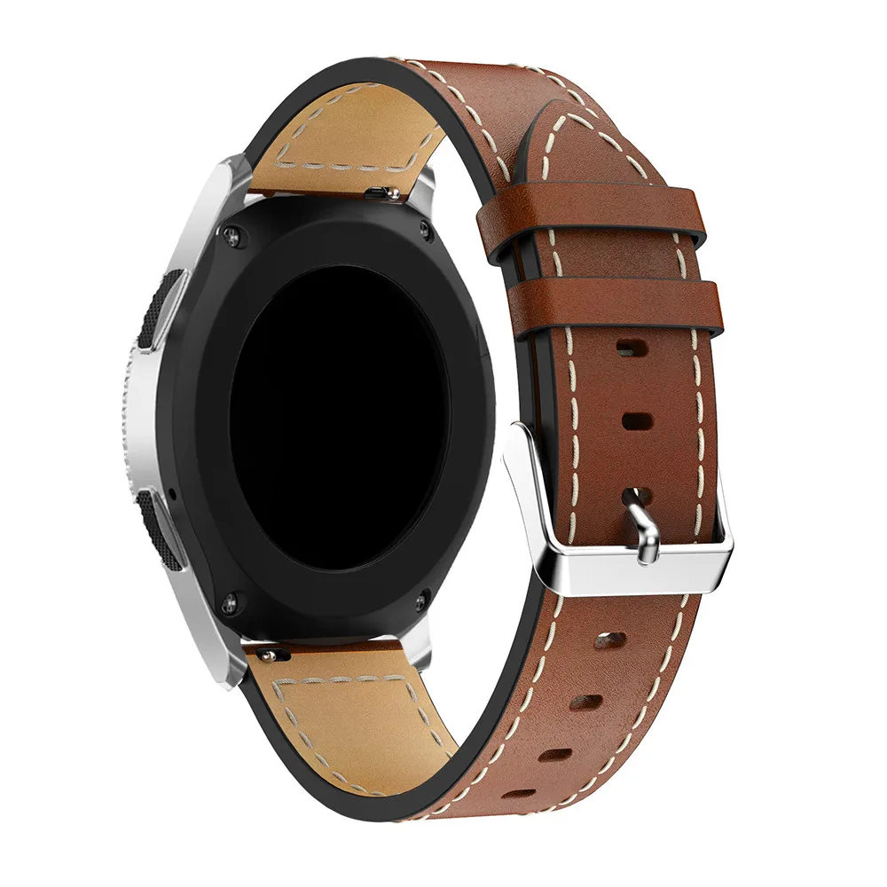 Сменный классический кожаный ремешок для часов на запястье Samsung Galaxy Watch 46