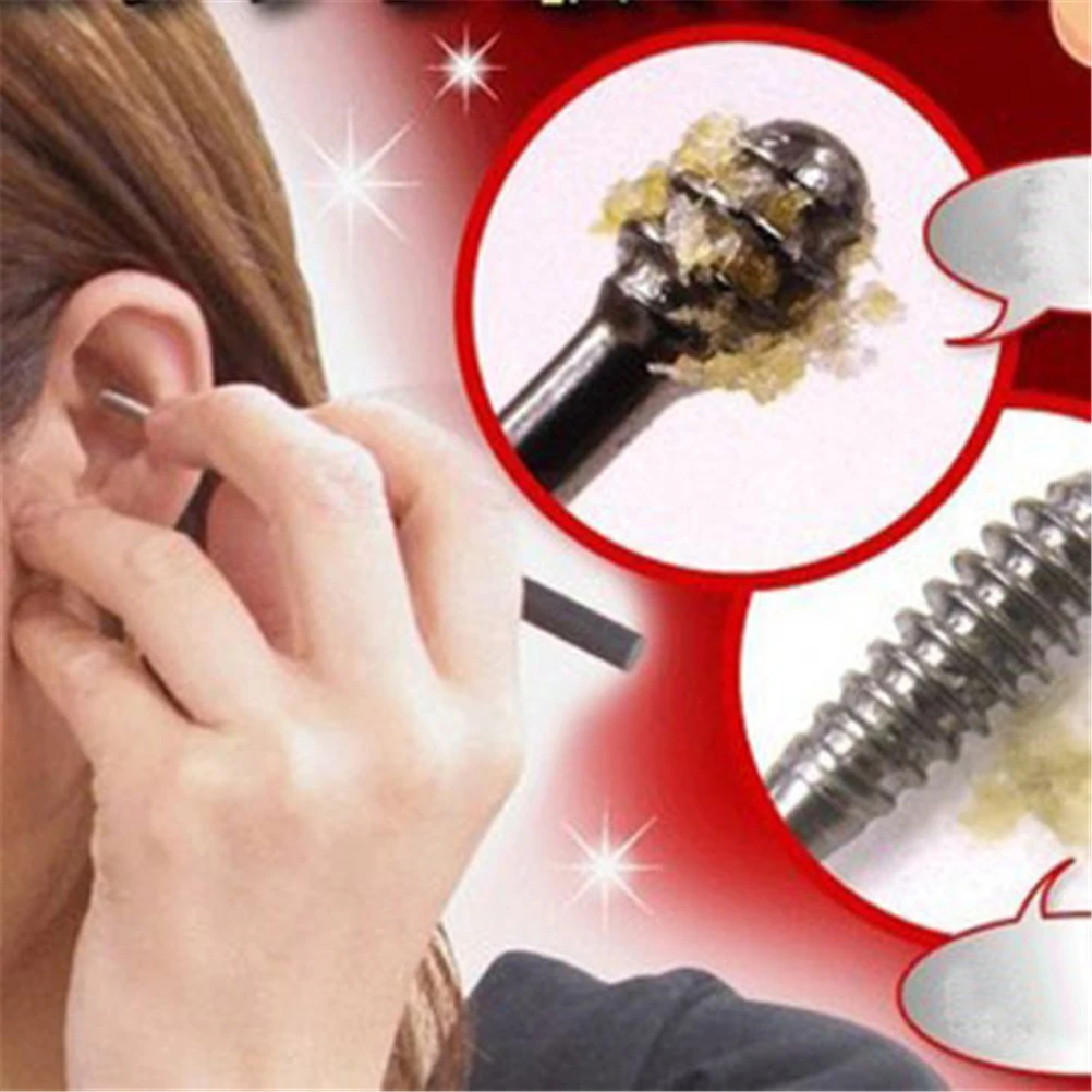 

1PCS Stainless Steel Ear Wax Pickers Wax Removal Ear Picks Curette Remover Cleaner Ear Care Tool EarPick face Beauty Tools