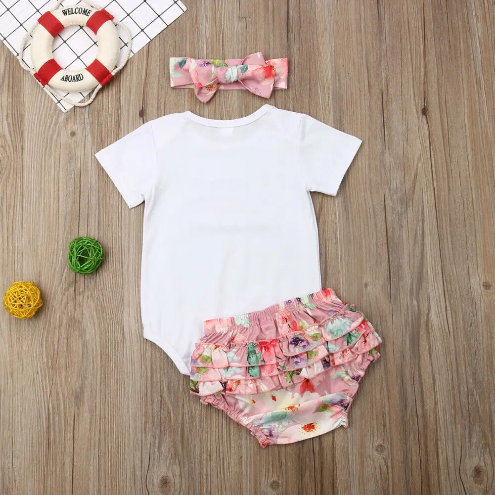 Хлопковая одежда с короткими рукавами для маленьких девочек надисью Mamas Mini