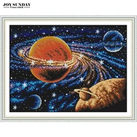 milky way cross stitch kit scenic paintings counted printed on canvas dmc 14ct 11ct cross stitch package embroidery needlework