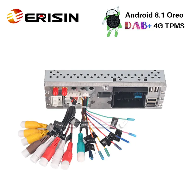 Erisin ES3862B 7 &quotDAB + 4G TPMS DVR Android 8 1 автомобильное радио DVD GPS Satnav для BMW E46|Автомагнитолы| |